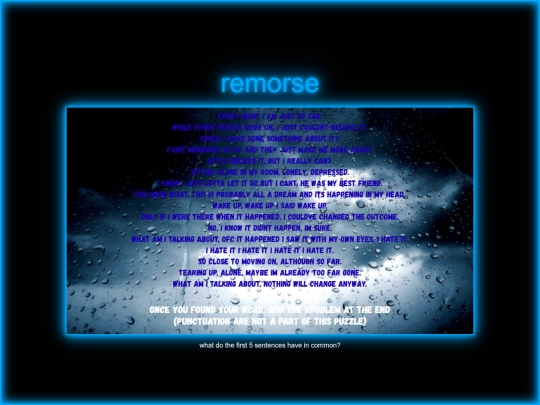 remorse screenshot