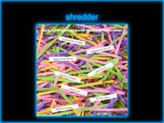 shredder screenshot
