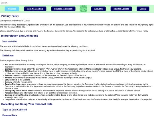 PrivacyPolicy screenshot