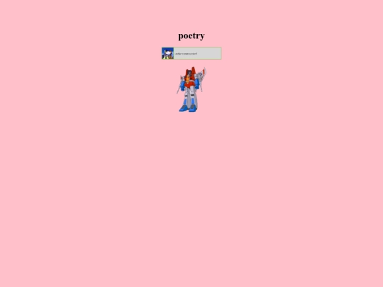 poetry screenshot
