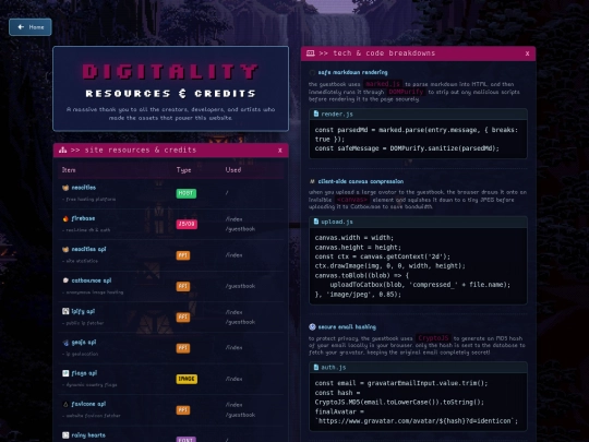 resources screenshot