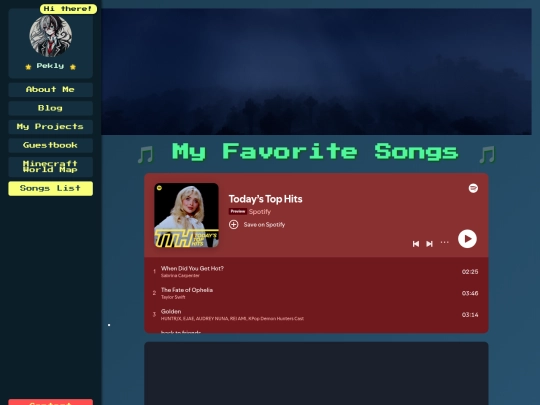 songstest screenshot