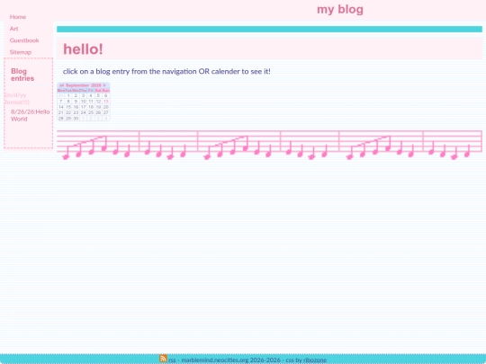blog screenshot