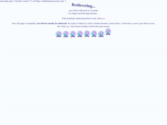 redirectingtemplate screenshot