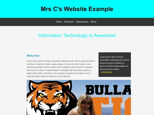 ClassOf2027/Example_Site  screenshot