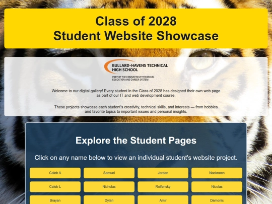 ClassOf2028/Class2028Websites screenshot