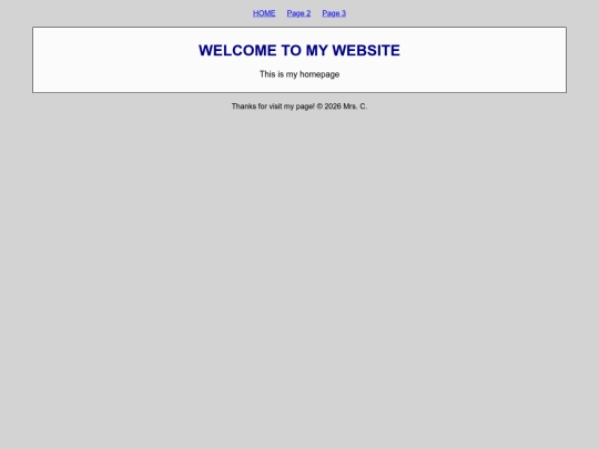 ClassOf2029/multPageWebsite screenshot