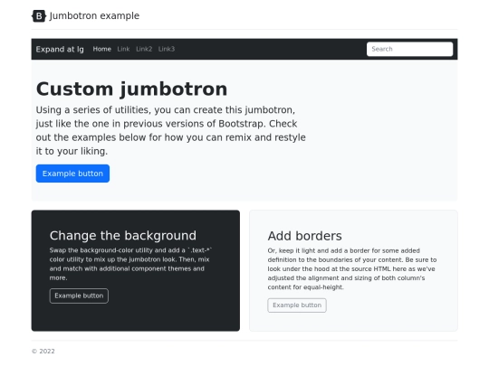 JavaScript/BootstrapTest screenshot