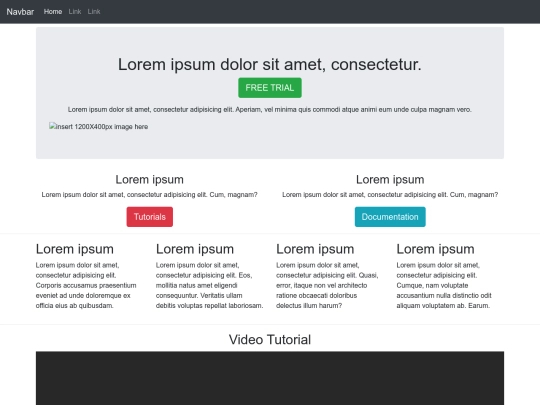 bootstrap4 screenshot