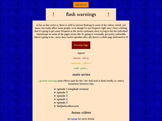 flashwarning screenshot