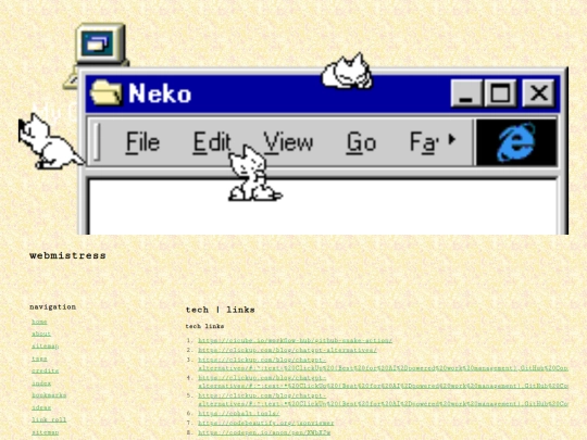 links/tech screenshot
