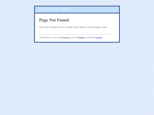 not_found screenshot
