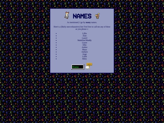 pages/names screenshot