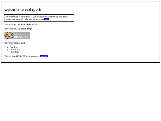 index screenshot