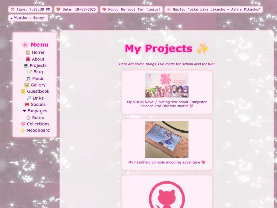 projects screenshot