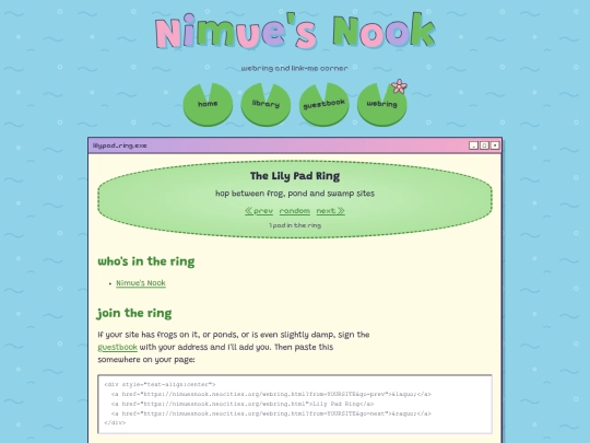 webring screenshot