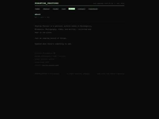 home/about screenshot