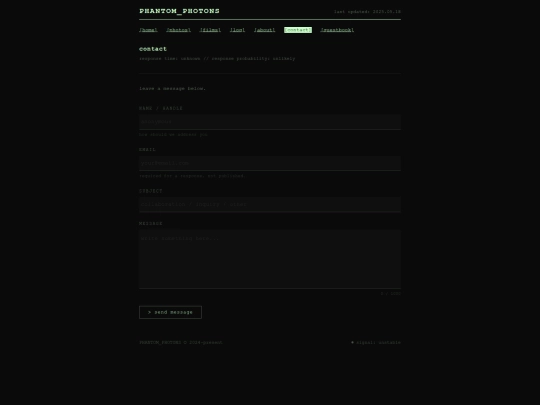home/contact screenshot