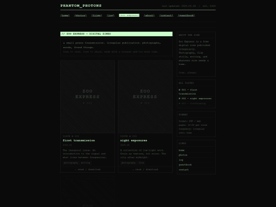 home/zoo-express screenshot