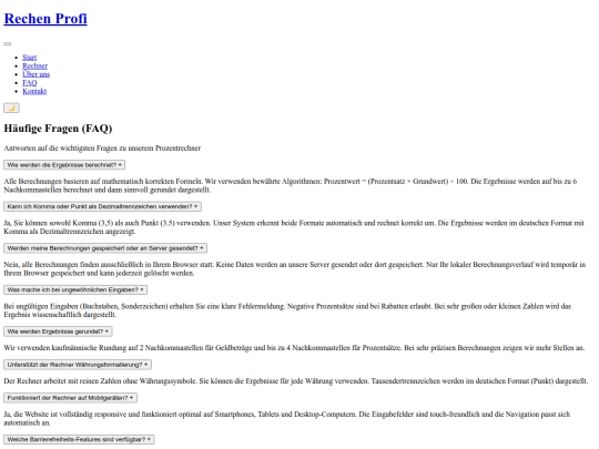 faq screenshot