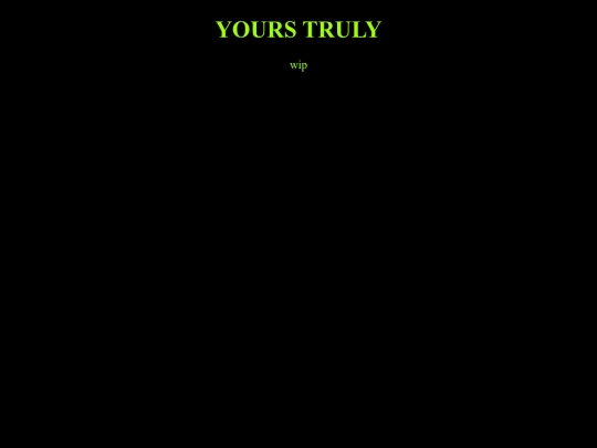 yours-truly screenshot
