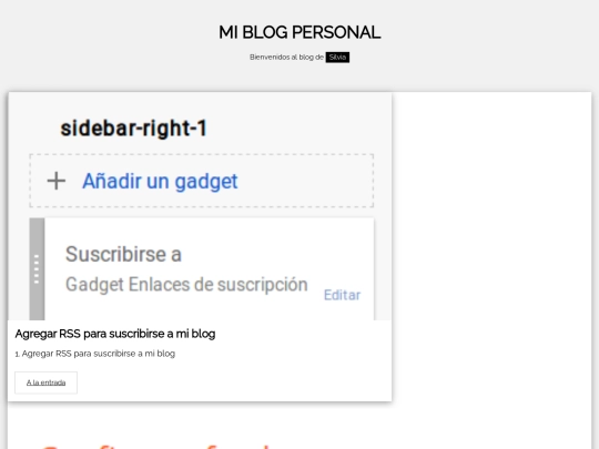 rss/blog screenshot