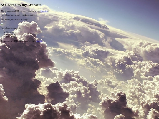 example screenshot