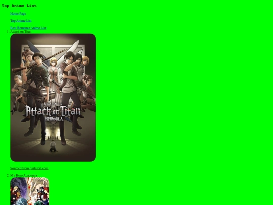 TopAnimeList screenshot