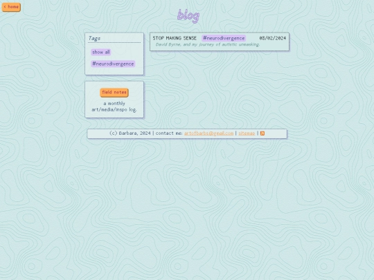 blog screenshot