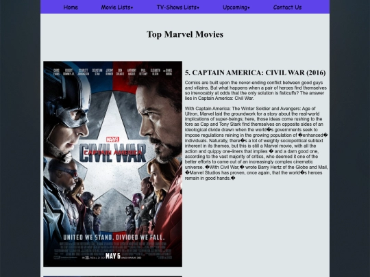 MarvelTop screenshot