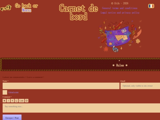 carnetdebord screenshot