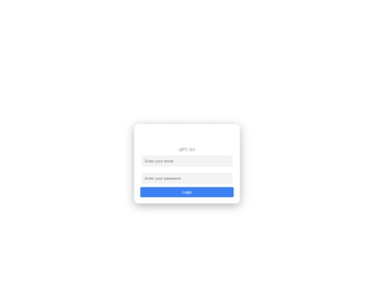 IRT(GPT-151)/login screenshot