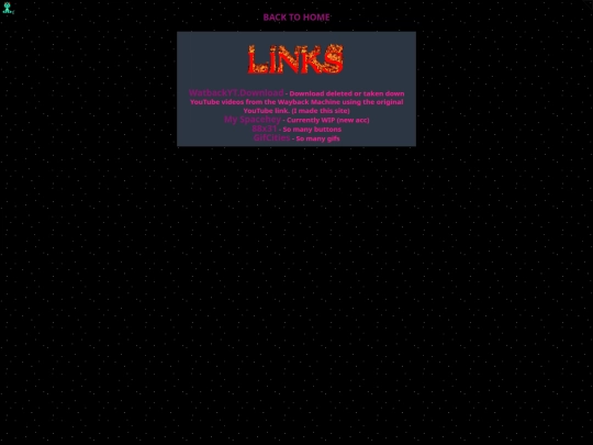 links screenshot