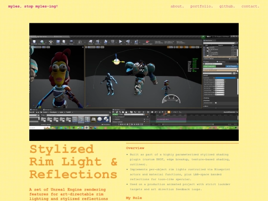 projects/rimlight screenshot