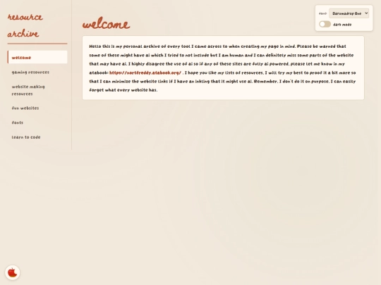 resources screenshot