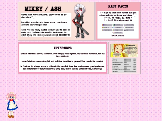 aboutme screenshot