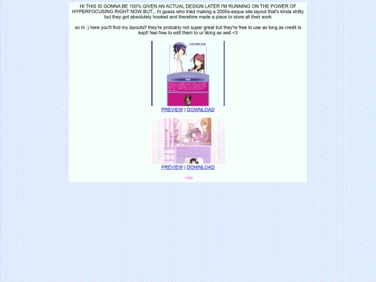 layouts screenshot