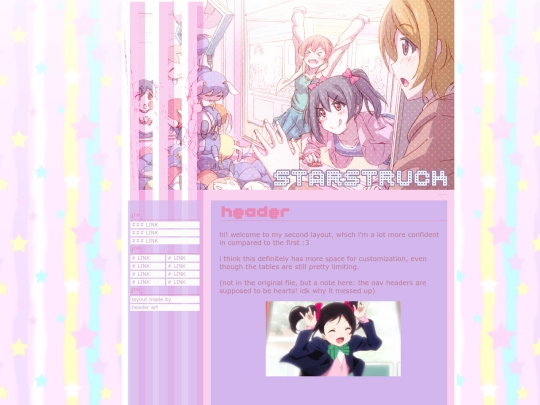 layouts/2/starstruck screenshot