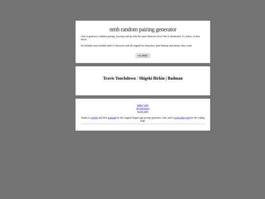 generators/nmhgenminor screenshot