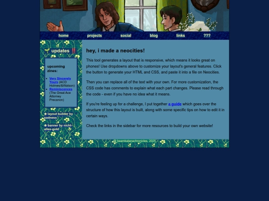 index screenshot
