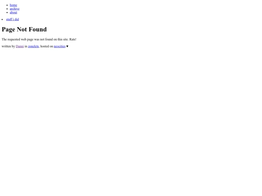not_found screenshot