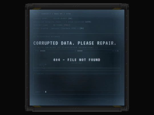 not_found screenshot