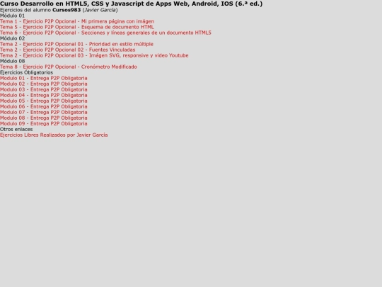 index screenshot