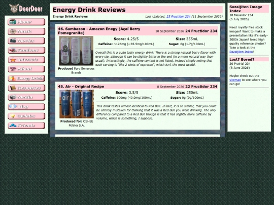 pages/drinks screenshot
