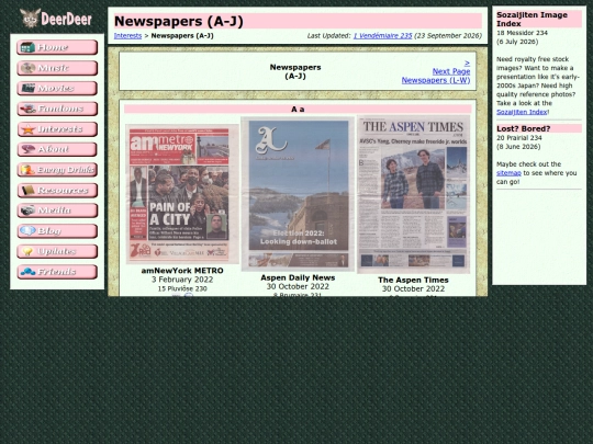 pages/newspapers/newsaj screenshot