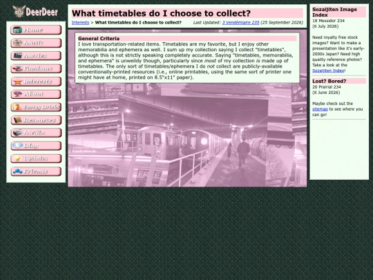 pages/timetables/timetablechoices screenshot