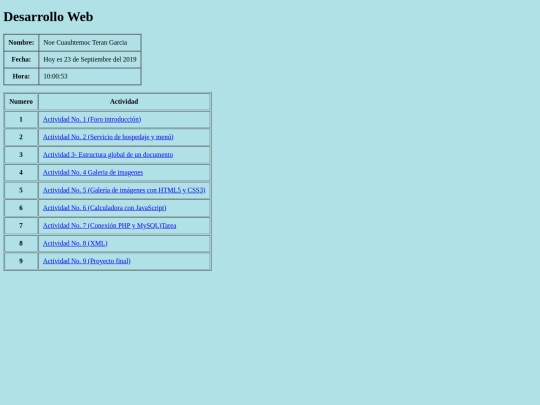 index screenshot