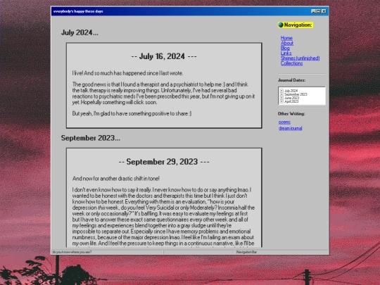 blog screenshot