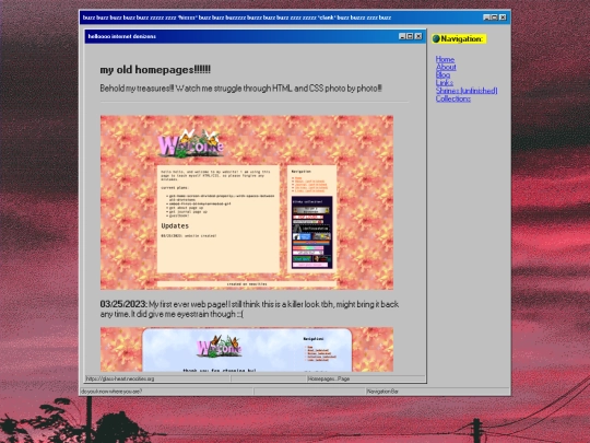 oldhomepages screenshot