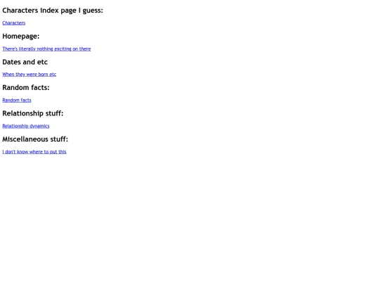 Contentspage screenshot